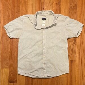 Patagonia Light Blue Casual Button Down Shirt